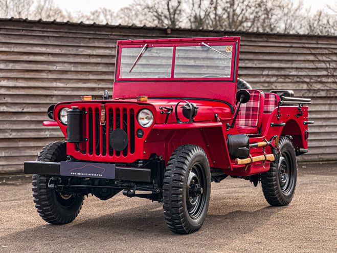 Cliquer pour voir la photo suivante Jeep Willys CJ3A Rouge de 1949