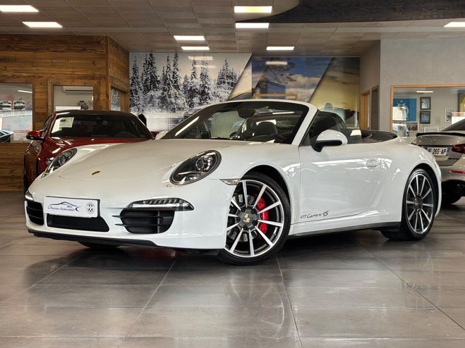 Porsche 911 (991) CABRIOLET 3.8 400 CARRERA 4S Blanc Verni de 2013