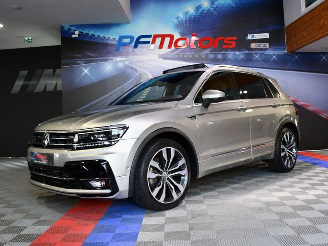 Cliquer pour voir la photo suivante Volkswagen Tiguan R-Line 2.0 TDI 190 DSG 4Motion GPS Virtu Gris Tungsten de 2019