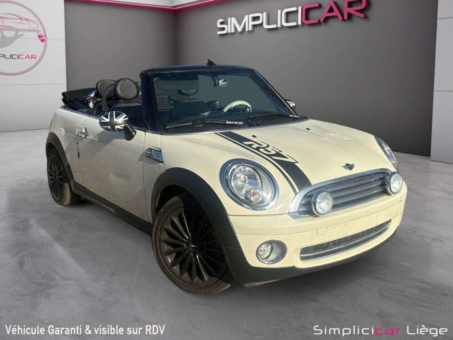 Mini Cooper Cabrio Cabriolet 1.6i Blanc de 