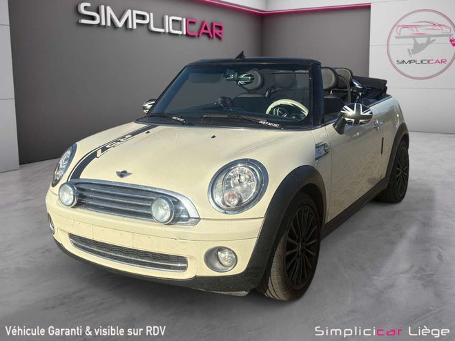 Mini Cooper Cabrio Cabriolet 1.6i Blanc de 