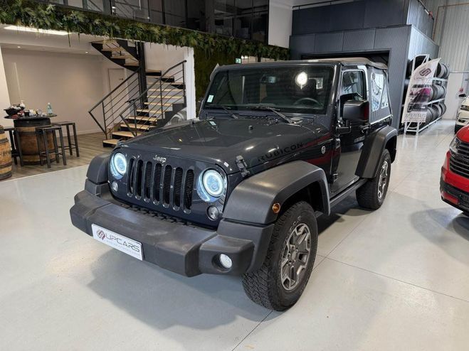 Cliquer pour voir la photo suivante Jeep Wrangler 3.6 284ch RUBICON Gris foncé de 2016