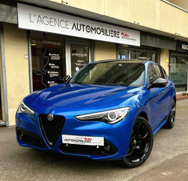 Alfa romeo Stelvio 2.2 210 Q4 ESTREMA AT8 *SUIVI ROMEO, TOI Bleu de 2022