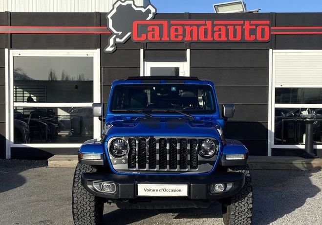 Jeep Wrangler UNLIMITED 2.0 T 380CH 4XE OVERLAND COMMA Bleu de 2023