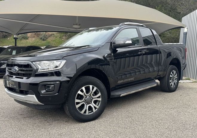 Ford Ranger 2.0 TDCI 213CH SUPER CAB WILDTRAK BVA10  Noir de 2019