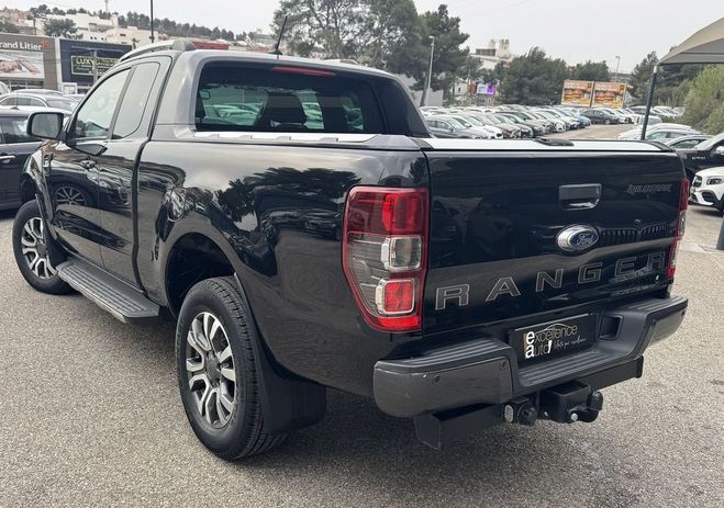 Ford Ranger 2.0 TDCI 213CH SUPER CAB WILDTRAK BVA10  Noir de 2019