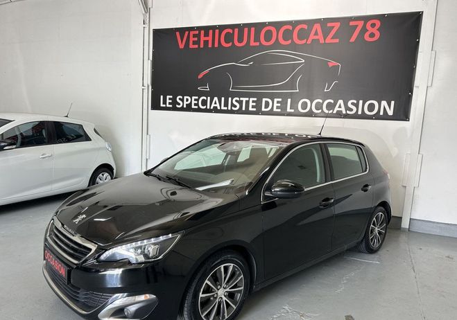 Peugeot 308 1.6 thp 125 cv allure gps xenon 03-2014  Noir de 2014