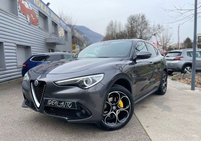 Alfa romeo Stelvio 2.2 Diesel 210ch Lusso Q4 AT8 Toit Ouvra Gris de 2019