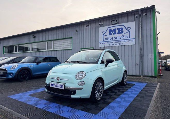 Fiat 500 0.9 8V 105cv Twinair Cult Cuir Toit Pano Vert de 2014
