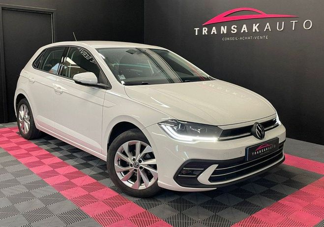 Cliquer pour voir la photo suivante Volkswagen Polo 1.0 TSI 95ch BVM5 Style SECONDE MAIN ORI Blanc de 2022