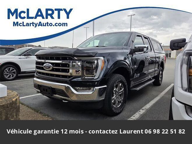 Ford F150 lariat hard top ethanol 5.0l supercrew 4 Noir de 2021