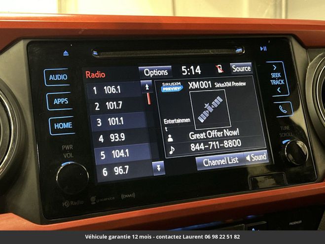 Toyota Tacoma trd sport double cab 4x4 tout compris ho Orange de 2017