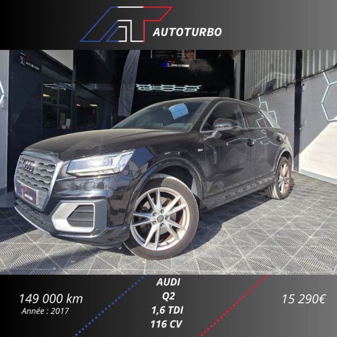 Audi Q2 1.6 TDI 116CH S LINE Noir de 2017