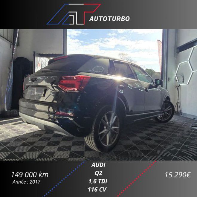 Audi Q2 1.6 TDI 116CH S LINE Noir de 2017
