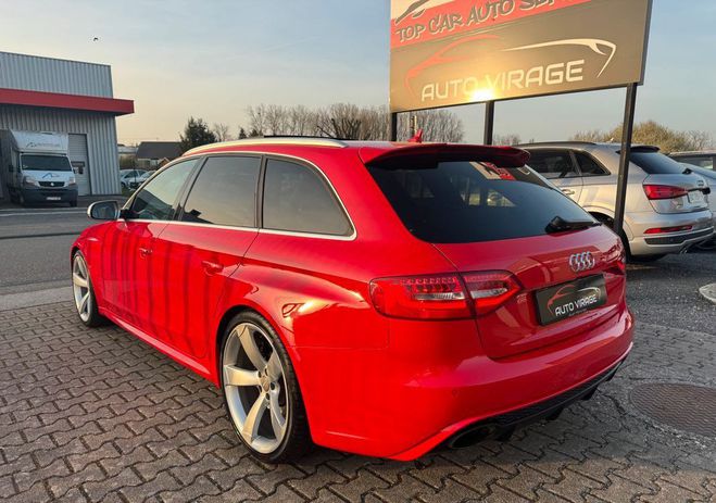 Audi RS4 AVANT V8 4.2 FSI 450 QUATTRO S-TRONIC ?  Rouge de 2013