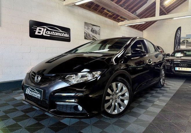 Honda Civic 1.8 142CH I-VTEC EXCLUSIVE BA Cam�ra de  Noir de 2013