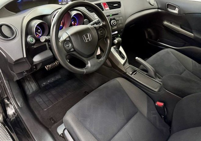 Honda Civic 1.8 142CH I-VTEC EXCLUSIVE BA Cam�ra de  Noir de 2013