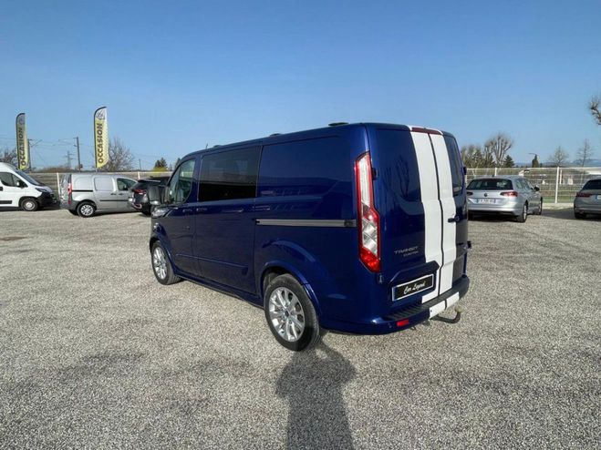 Ford Transit CUSTOM FOURGON 2.0 TDCi 170 SPORT 6 plac Bleu Fonc� de 2016