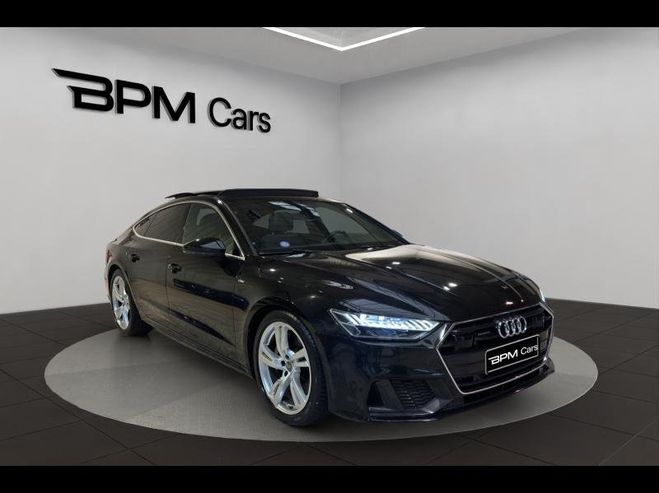 Audi A7 Sportback 55 TFSI 340ch S line quattro S Noir Brillant de 2019