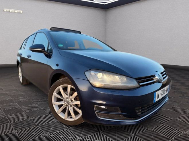 Volkswagen Golf VII SW 2.0 TDI 150 DSG 6 CARAT 99500 KM  Bleu de 2013