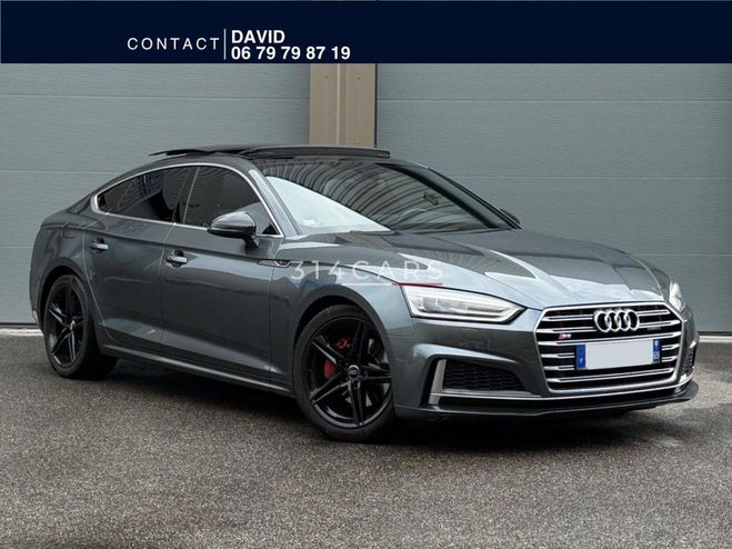 Cliquer pour voir la photo suivante Audi A5 Sportback Quattro 3.0 V6 TDI 218 - S Lin GRIS FONCE de 2018