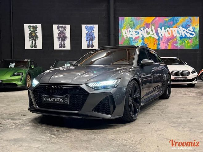 Cliquer pour voir la photo suivante Audi RS6 avant 4.0 tfsi 600 mhev hybrid quattro t Gris de 2020