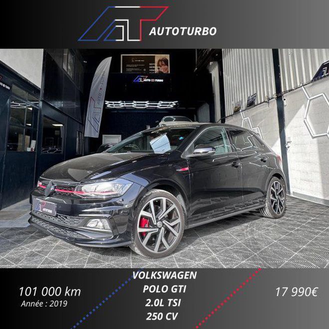 Volkswagen Polo 2.0 TSI 200CH GTI DSG6 EURO6D-T Noir de 2020