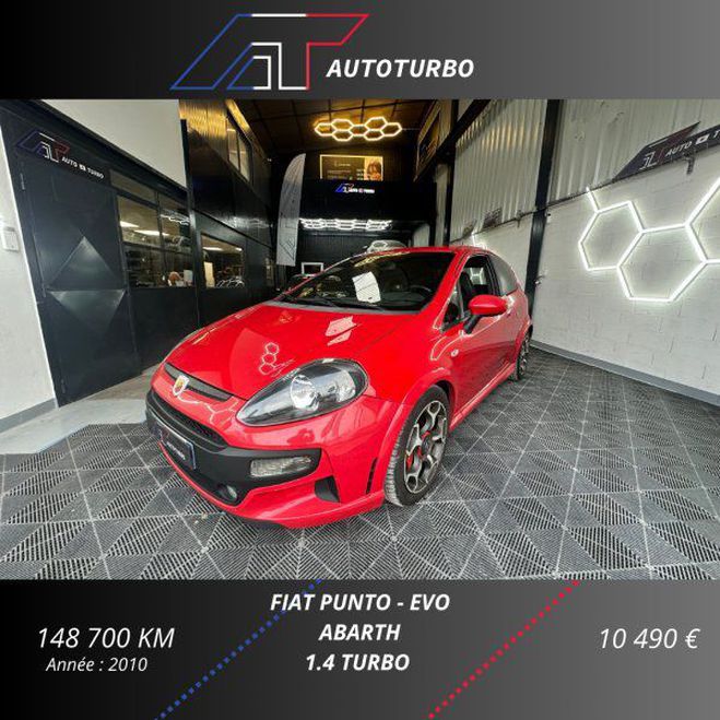 Fiat Grande Punto 1.4 16V T-JET 120CH SPORT 3P Rouge de 2010