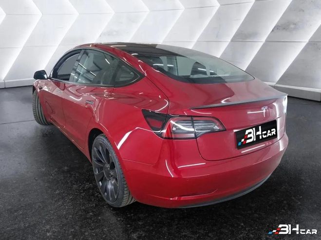 Tesla Model 3 Model-3 PERFORMANCE 513 CH 82 KWH DUAL-M Rouge de 2022
