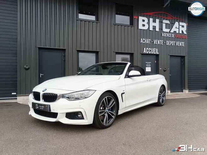 BMW Serie 4 CABRIOLET 440 I 326CV M-SPORT BVA8 Jante Blanc de 2016