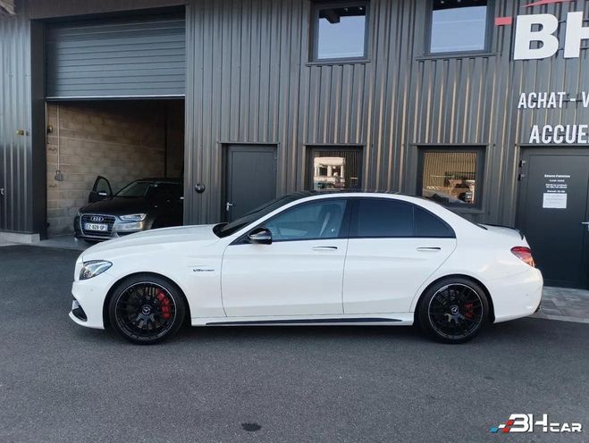Mercedes Classe C 63 S AMG 510CV Origine France Entretien  Blanc de 2016