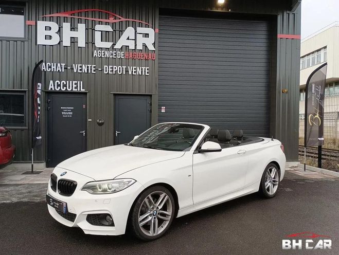 BMW Serie 2 220D 190CV BVA8 Pack M Cuir Blanc de 2016