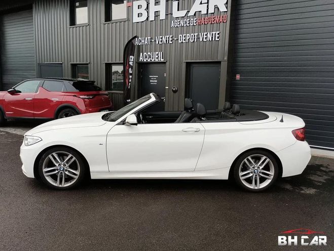 BMW Serie 2 220D 190CV BVA8 Pack M Cuir Blanc de 2016