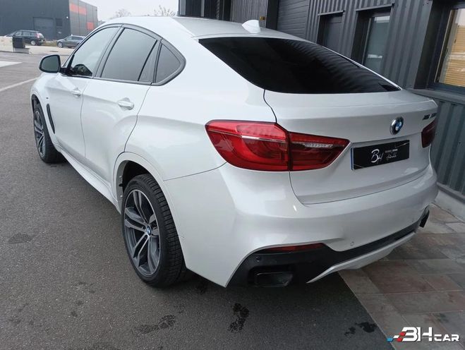 BMW X6 M50D 381CV BVA8 PACK-M XDRIVE Toit Panor Blanc de 2014