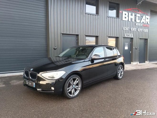 BMW Serie 1 118D 143CV LOUNGE BVA8 CARPLAY JANTES 18 Noir de 2014
