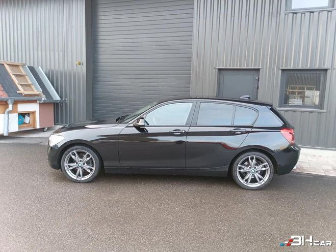BMW Serie 1 118D 143CV LOUNGE BVA8 CARPLAY JANTES 18 Noir de 2014
