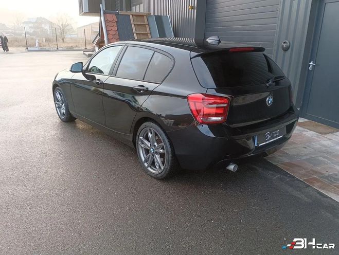 BMW Serie 1 118D 143CV LOUNGE BVA8 CARPLAY JANTES 18 Noir de 2014
