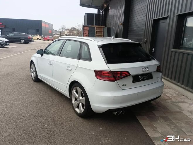Audi A3 SPORTBACK 2.0 TDI 150CV S-TRONIC 6 AMBIT Blanc de 2015