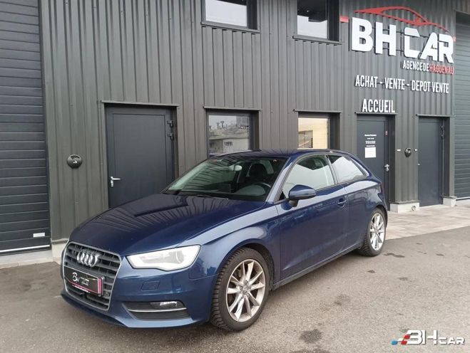 Audi A3 2.0 TDI 150CV BVM6 S-LINE CUIR ALCANTARA Bleu de 2013