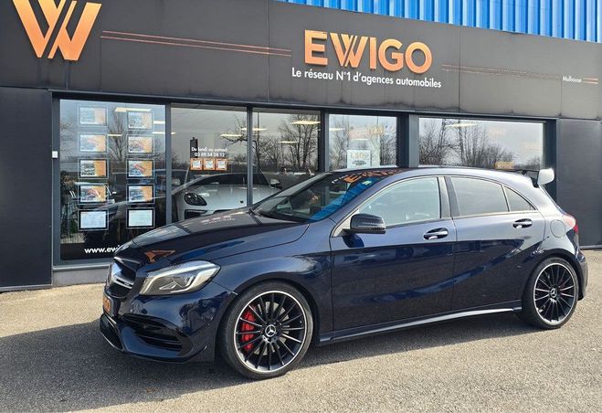 Mercedes Classe A 45 amg 381ch 4matic pack aero et perf-h. Bleu de 2016