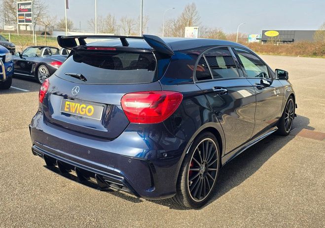 Mercedes Classe A 45 amg 381ch 4matic pack aero et perf-h. Bleu de 2016