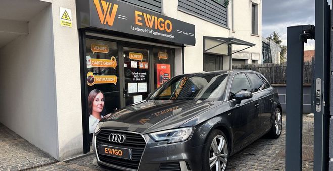 Audi A3 Sportback 1.6 tdi 115cv s-line virtual c Gris de 2018