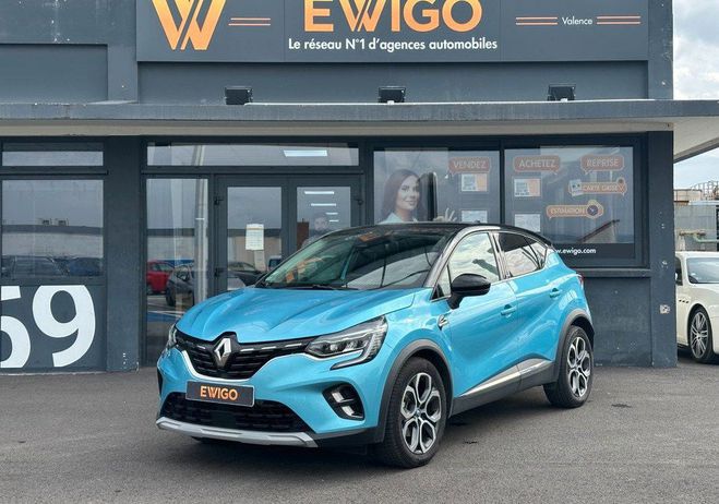 Renault Captur 1.6 e-tech 160ch hybrid phev 9.8kwh inte Bleu de 2020