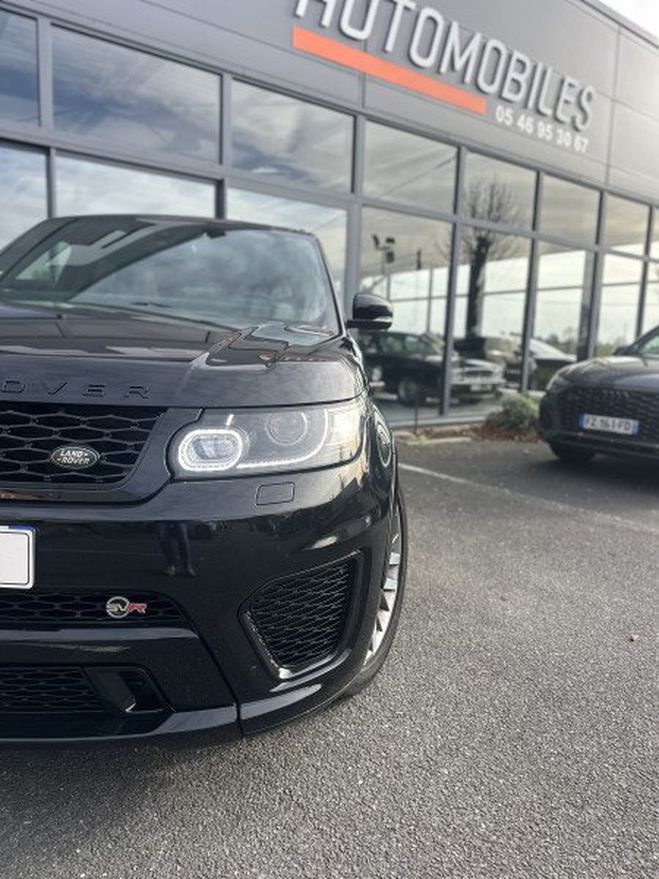 Land rover Range Rover Sport 5.0 V8 SUPERCHARGED 550 SVR MARK I Noir de 2016