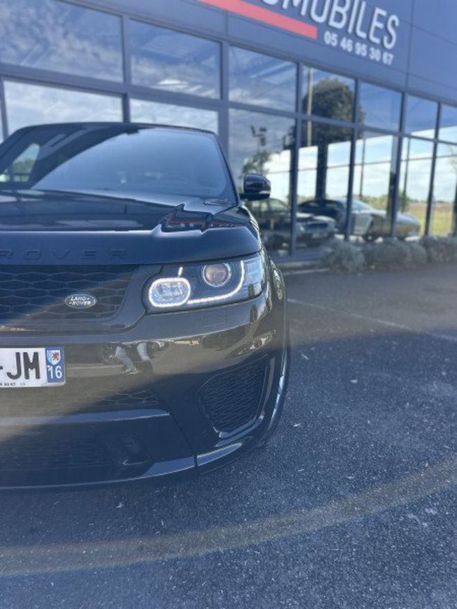 Land rover Range Rover Sport 5.0 V8 SUPERCHARGED 550 SVR MARK I Noir de 2016