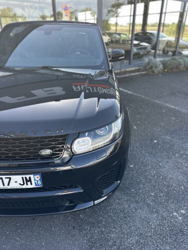 Land rover Range Rover Sport 5.0 V8 SUPERCHARGED 550 SVR MARK I Noir de 2016