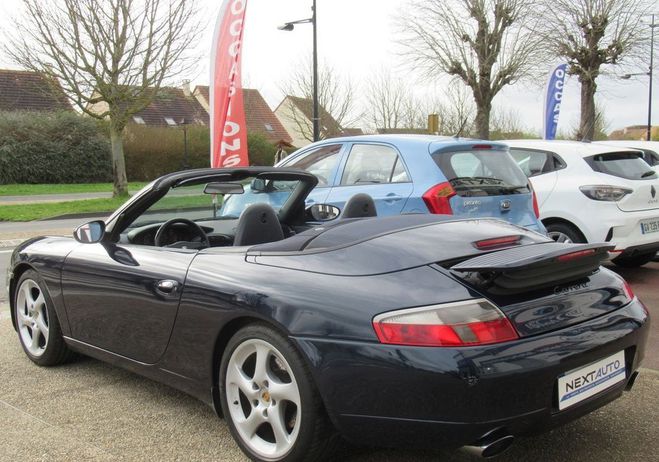 Porsche 911 CABRIOLET (996) 3.4L 300CH CARRERA BV6 Bleu de 2000
