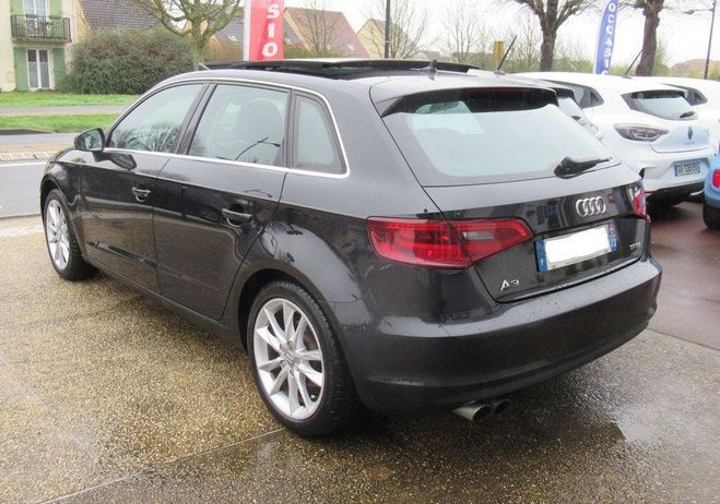 Audi A3 Sportback 1.4 TFSI 122CH AMBITION LUXE S Noir de 2013