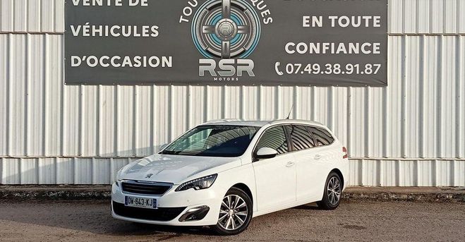 Cliquer pour voir la photo suivante Peugeot 308 SW 1.6 BlueHDi 120ch S&S BVM6 Allure Blanc de 2015