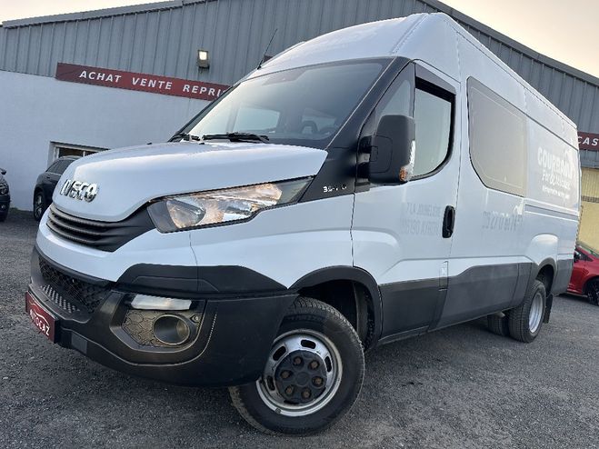 Iveco Daily CHASSIS CABINE 35C 14 EMP 3450 QUAD-LEAF Blanc de 2017